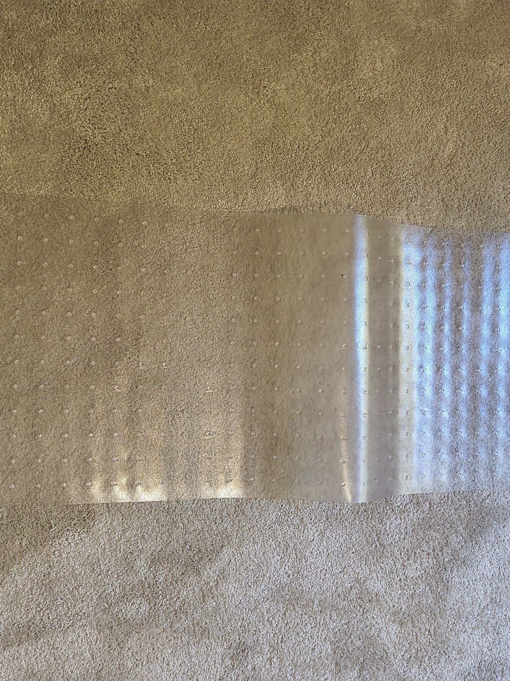 Clear Vinyl Rug Protector - Picture 2 of 3